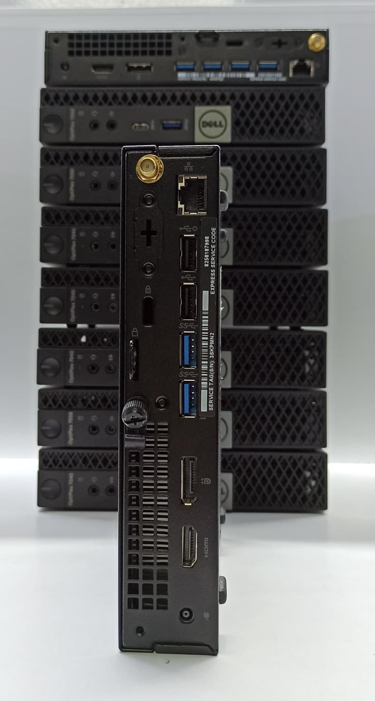 2.EL MİNİ PC DELL OPTİPLEX 7050 D10U İ3 6.NESİL 8GB DDR4 RAM 256GB SSD HDMI DP