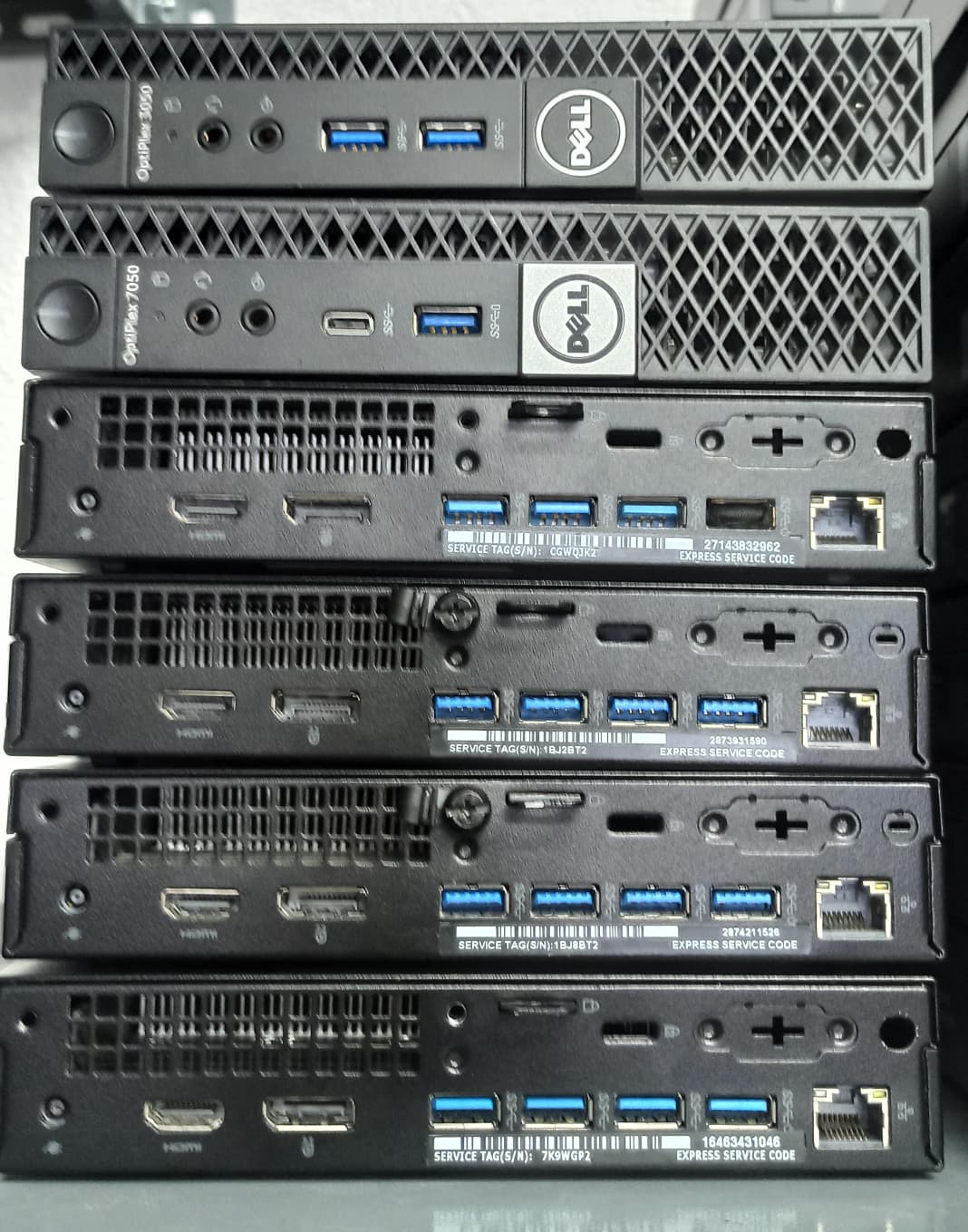 2.EL MİNİ PC DELL OPTİPLEX 7050 D10U İ5 7.NESİL 8GB DDR4 RAM 256GB SSD M2 HDMI DP