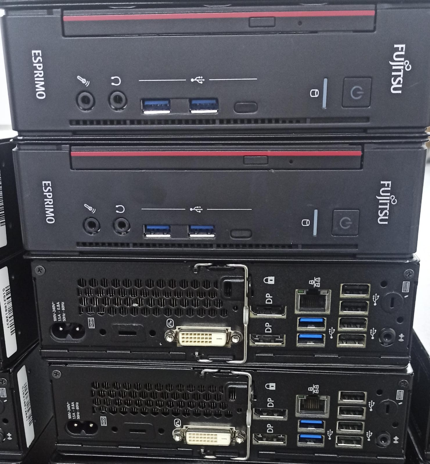 2.EL MİNİ PC  FUJITSU ESPRİMO Q558 İ5 8500T 16GB DDR4 512GB SSD DVD DP DVI SERİ