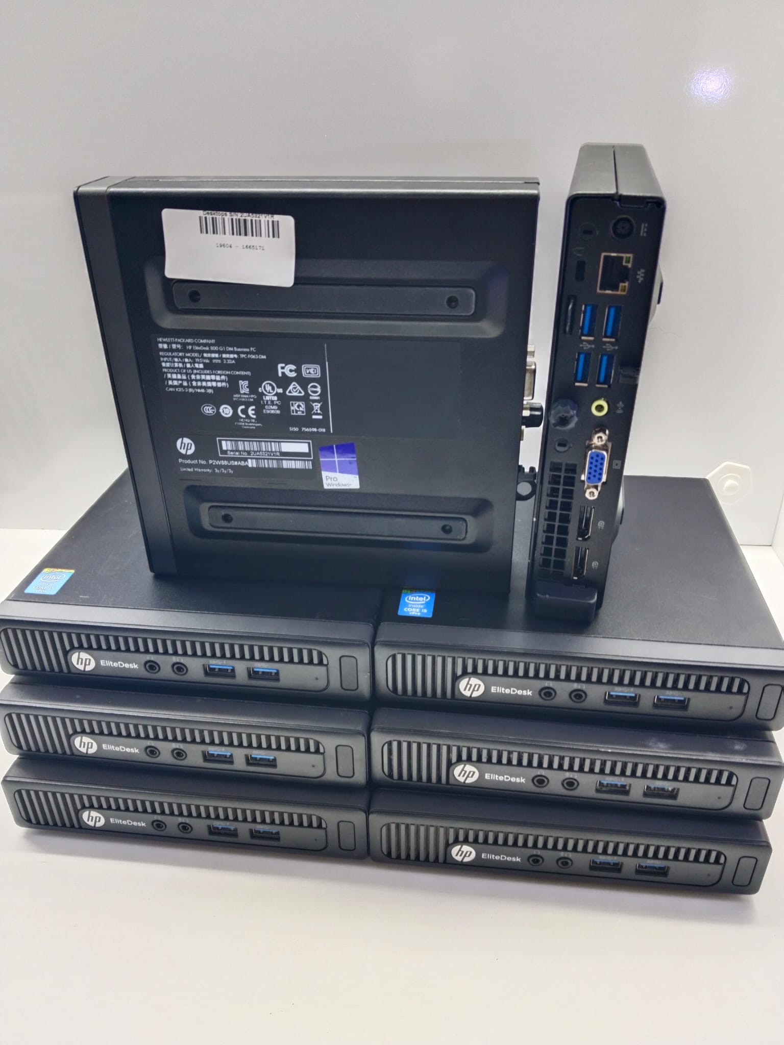 2.EL MİNİ PC HP ELİTEDESK 800 G1 DM İ5 4.NESİL 8GB RAM 128 SSD 2X DP VGA
