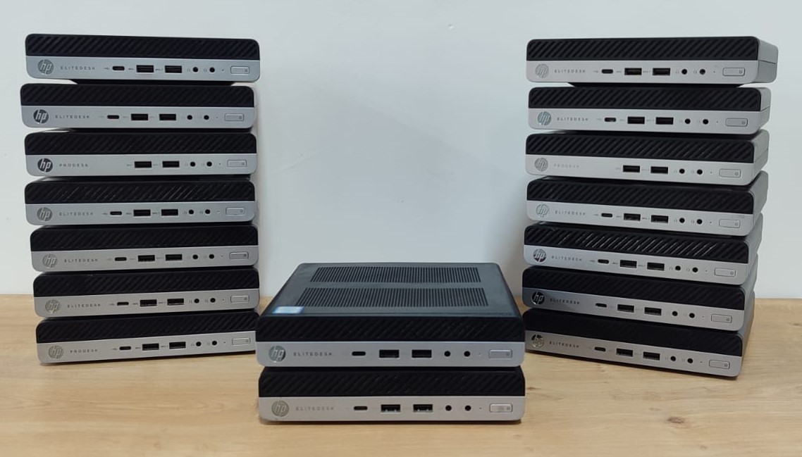 2.EL MİNİ PC HP ELİTEDESK 800 G3 İ5 6.NESİL 8GB RAM 256GB SSD DİSPLAY VGA