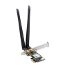 AĞ ADAPTÖRÜ CUDY WE3000 AX3000MBPS 2.4GHZ/5GHZ 2*5DBİ ANTEN BT5.2 MU-MIMO KABLOSUZ Wİ-Fİ 6 PCIE