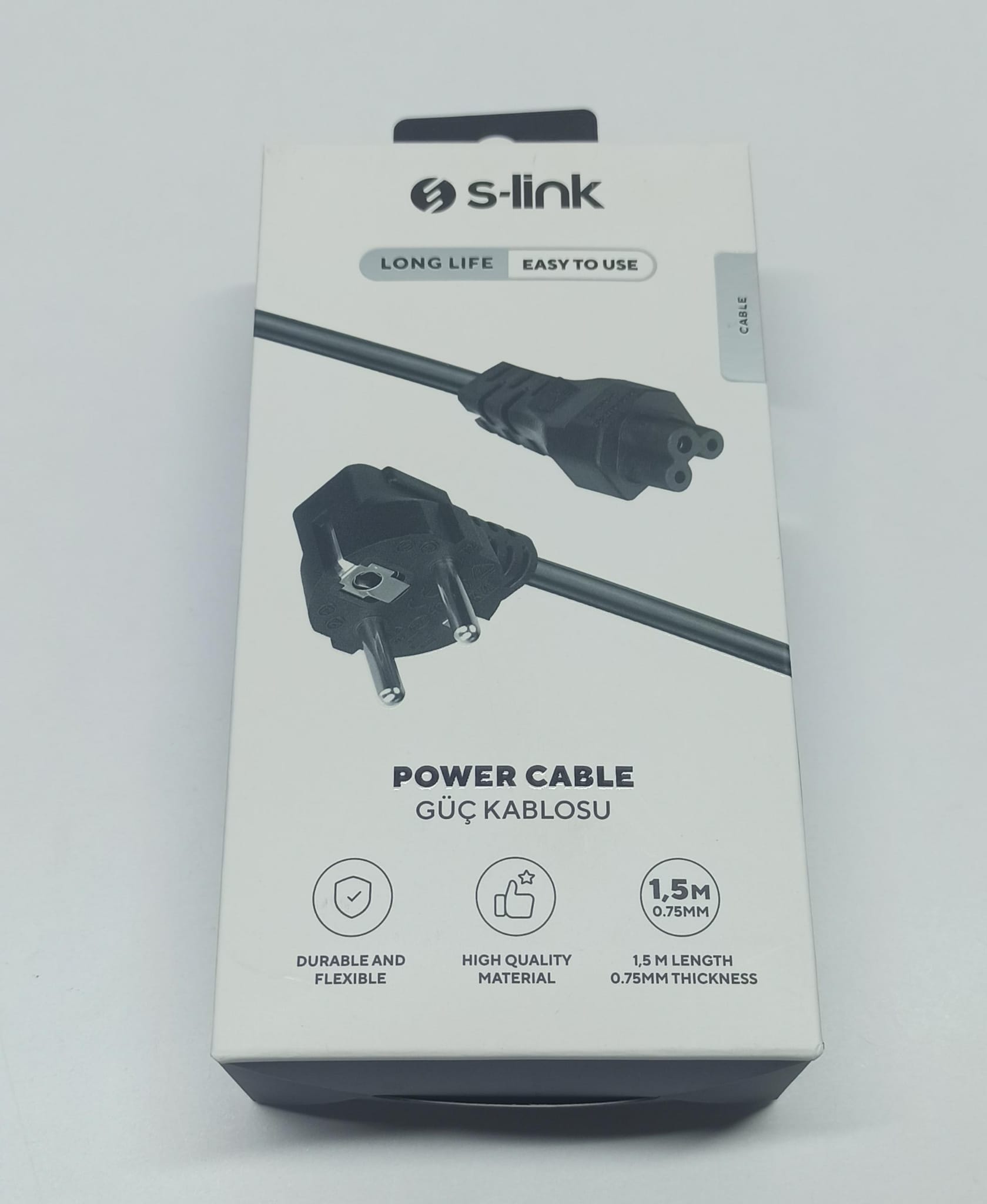 AKS KABLO YONCA POWER 1.5 METRE S-LİNK