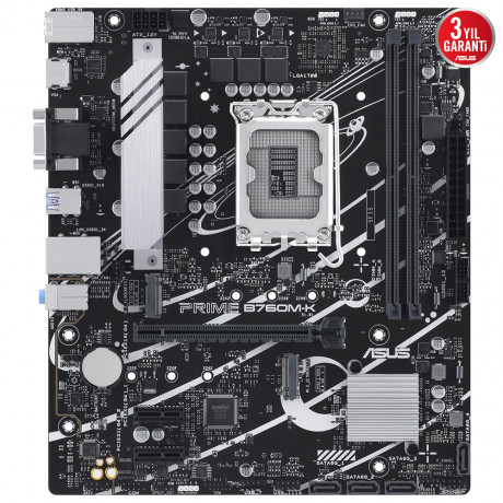 ANAKART ASUS PRIME B760M-K D5 DDR5 8000+(OC) RGB M.2 1700PIN 12.13.NESİL