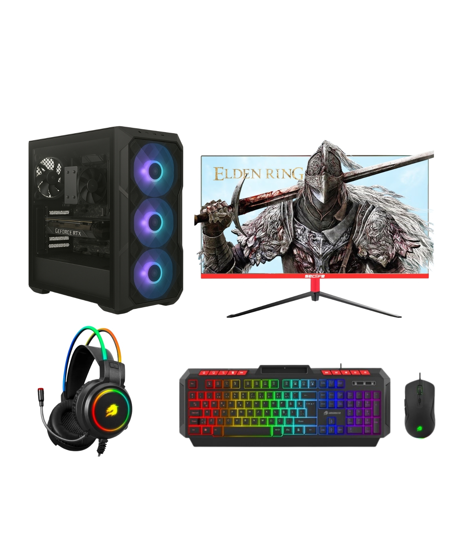 COOLERMASTER İ9 14.Nesil 14900KF 32GB DDR5 1TB M2 5060Tİ VGA 
