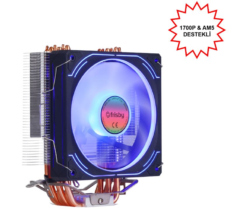 FAN CPU KULE TİPİ COLOR FRİSBY FCL-F1336C ARGB