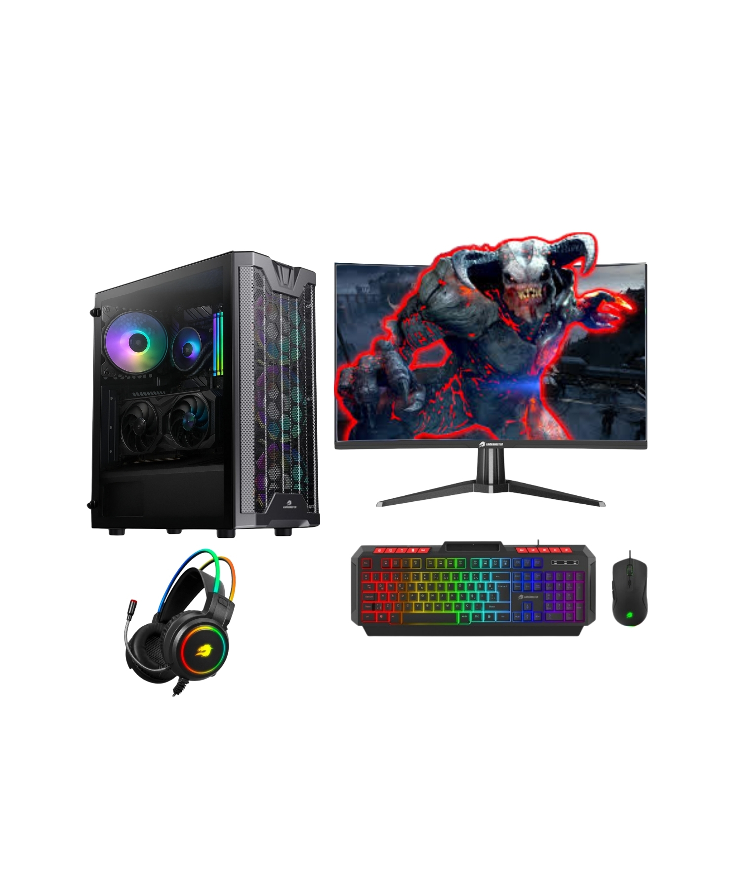 GAMEBOOSTER RYZEN 7 9800X3D 32GB DDR5 1TB M2 3050 VGA 