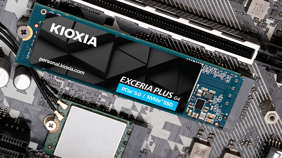 HDD SSD 2TB M2 NVME KIOXIA EXCERIA PLUS G4 R:10000 MB/S W:8200 MB/S