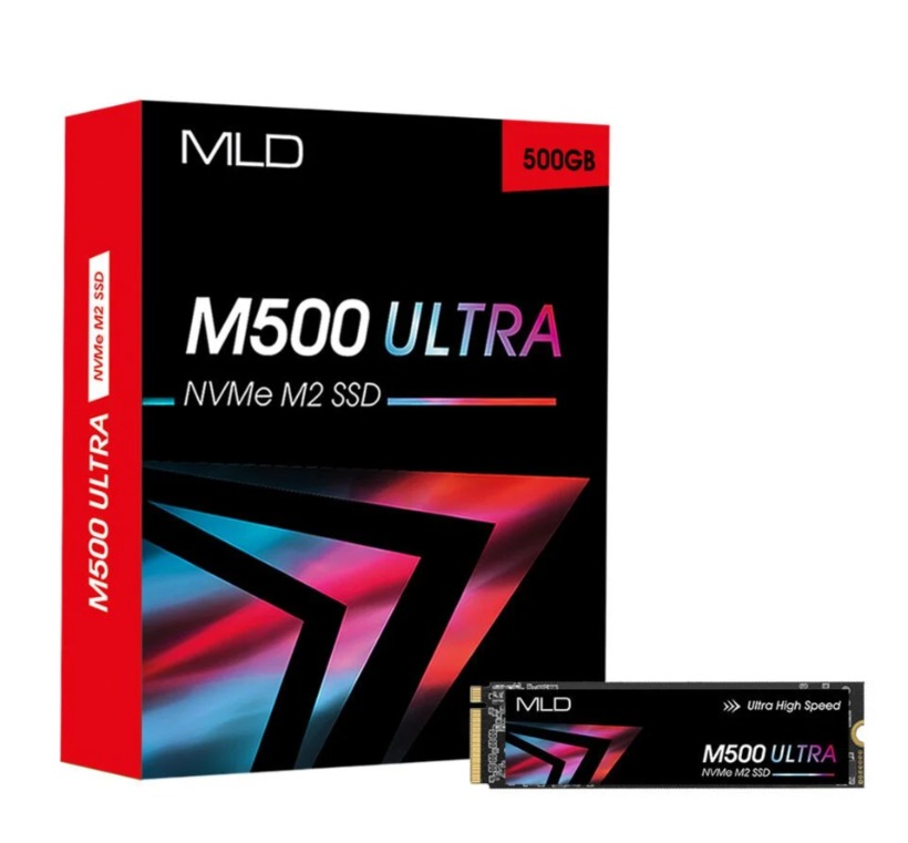 HDD SSD 500GB M2 NVME MLD M500 ULTRA 2280 GEN4X4 SSD R:7000/ W: 4700 MB HDD SSD 500GB M2 NVME MLD M500 ULTRA 2280 GEN4X4 SSD R:7000/ W: 4700 MB