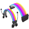 KABLO RGB GAMEBOOSTER 8P*2  8P (VGA VE CPU) + 24P UZATMASI LED SIRALI