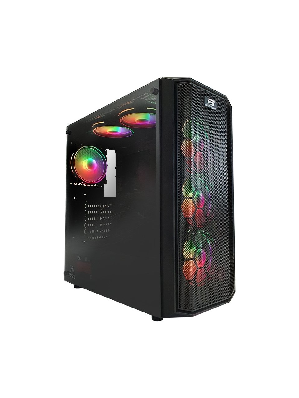 KASA 650W 80+  POWERBOOST X58RGB USB 3.0 MESH 6XRGB FANLI GAMİNG KASA