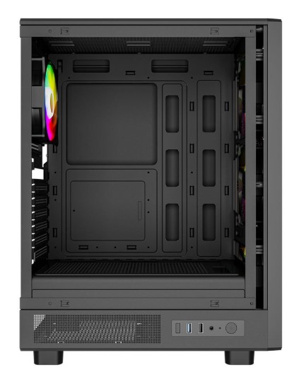 KASA 750W 80+ BRONZE POWERBOOST A700B ATX USB 3.0 RAİNBOW FANLI MESH GAMİNG SİYAH KASA