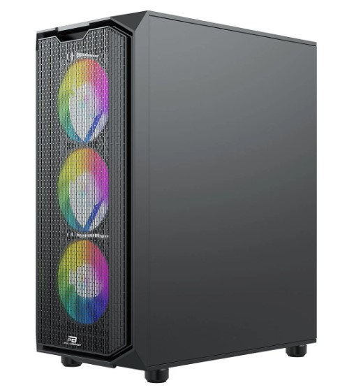 KASA 750W 80+ BRONZE POWERBOOST PB-P521B USB 3.0 ATX MESH ARGB FAN SİYAH KASA