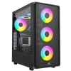 KASA 850W 80+ BRONZE POWERBOOST PB-P3602BB USB 3.0 ATX MESH ARGB FAN SİYAH KASA ürününün detaylarını incele KASA 850W 80+ BRONZE POWERBOOST PB-P3602BB USB 3.0 ATX MESH ARGB FAN SİYAH KASA