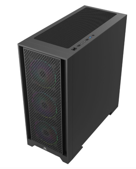 KASA POWERBOOST PB-P1600B USB 3.0 MESH ARGB FANLI GAMİNG SİYAH KASA  (PSU YOK)