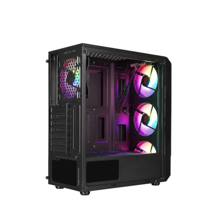 KASA ZERİON MONTREAL 4X120 MM RGB FANLI MESH PANEL GAMING(PSU YOK)
