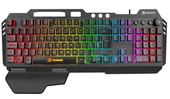 KLAVYE GAMEBOOSTER G25K SHOCK RGB MEMBRAN OYUN KLAVYESİ KLAVYE GAMEBOOSTER G25K SHOCK RGB MEMBRAN OYUN KLAVYESİ