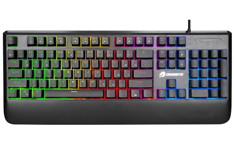 KLAVYE GAMEBOOSTER G4 PULSEFİRE RAİNBOW AYDINLATMALI SEMİ-MECHANİCAL OYUN KLAVYESİ KLAVYE GAMEBOOSTER G4 PULSEFİRE RAİNBOW AYDINLATMALI SEMİ-MECHANİCAL OYUN KLAVYESİ