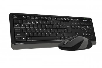 KLAVYE SET A4 TECH FG1010 Q 2.4 GHZ USB GRİ KLAVYE+MOUSE KABLOSUZ SET
