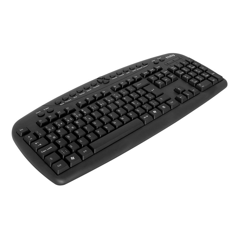 KLAVYE SET KABLOLU FRİSBY FK-146QU MULTİMEDYA Q TÜRKÇE