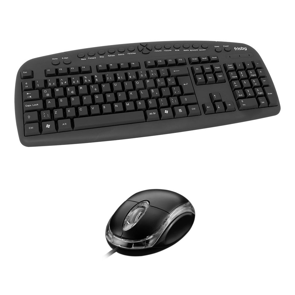 KLAVYE SET KABLOLU FRİSBY FK-146QU MULTİMEDYA Q TÜRKÇE