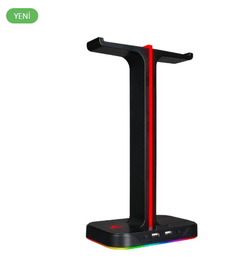KULAKLIK GAMEBOOSTER HS01 RGB AYDINLATMALI İKİLİ KULAKLIK STANDI KULAKLIK GAMEBOOSTER HS01 RGB AYDINLATMALI İKİLİ KULAKLIK STANDI