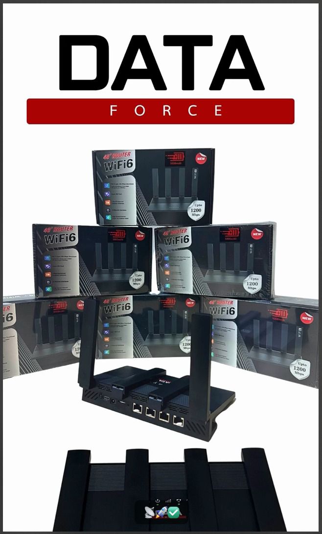 MODEM 4 PORT DATAFORGE CPE WR800-E 4G-5G SİM KARTLI (TÜM OPERATÖR UYUMLU)