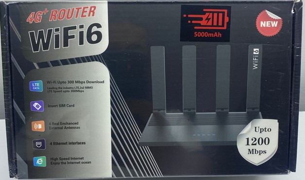 MODEM 4 PORT DATAFORGE CPE WR800-E 4G-5G SİM KARTLI (TÜM OPERATÖR UYUMLU)