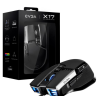 MOUSE EVGA X17 WİRED, BLACK, CUSTOMİZABLE, 16,000 DPI, 5 PROFİLES, 10 BUTTONS, ERGONOMİC