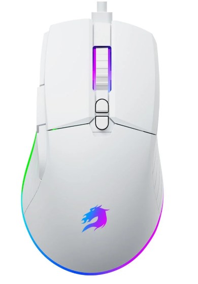 MOUSE GAMEBOOSTER M12 VİTAL RGB AYDINLATMALI BEYAZ PROFESYONEL GAMİNG MOUSE
