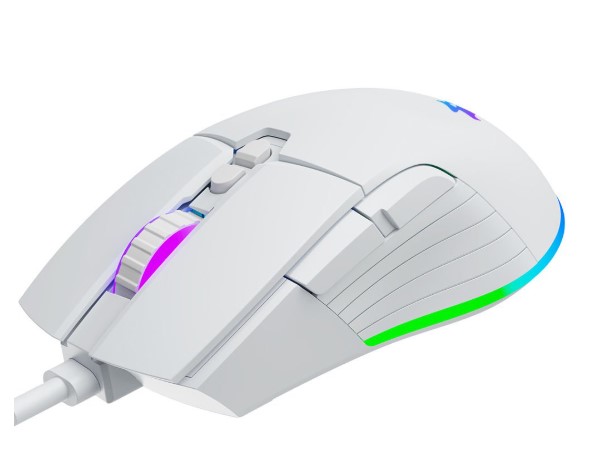 MOUSE GAMEBOOSTER M12 VİTAL RGB AYDINLATMALI BEYAZ PROFESYONEL GAMİNG MOUSE
