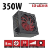 POWER SUPPLY 350W POWERBOOST BST-ATX350R PPFC 12CM KIRMIZI FANLI ATX PSU POWER KABLO (RETAİL BOX)