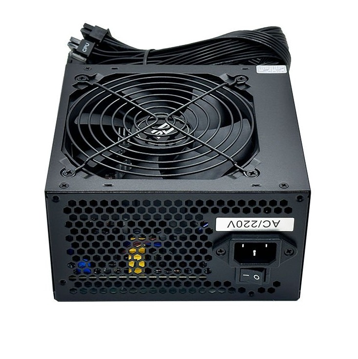 POWER SUPPLY 600W POWERBOOST PB600AB APFC 2*PCI-E 6+2 PİN 12CM SİYAH FANLI ATX PSU (BULK)