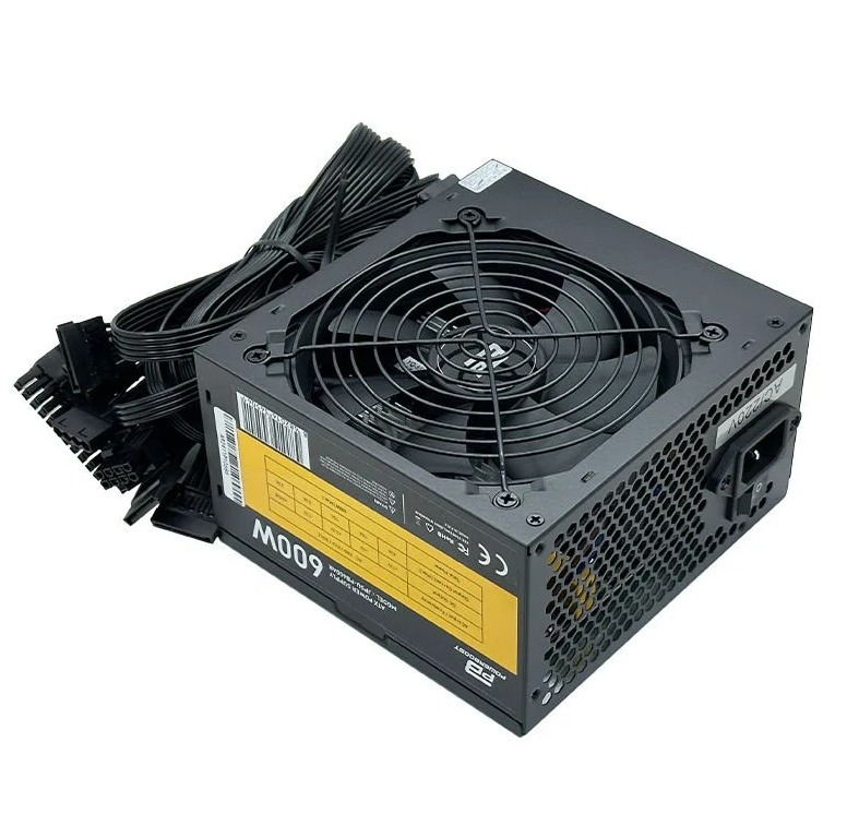 POWER SUPPLY 600W POWERBOOST PB600AR APFC 2*PCI-E 6+2 PİN 12CM SİYAH FANLI ATX PSU (RETAİL BOX)