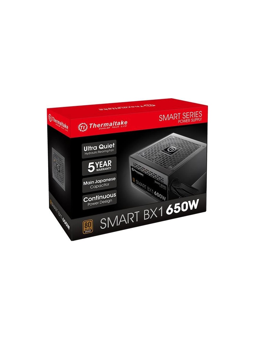 POWER SUPPLY 650W 80+ BRONZE THERMALTAKE SMART SERİSİ BX1