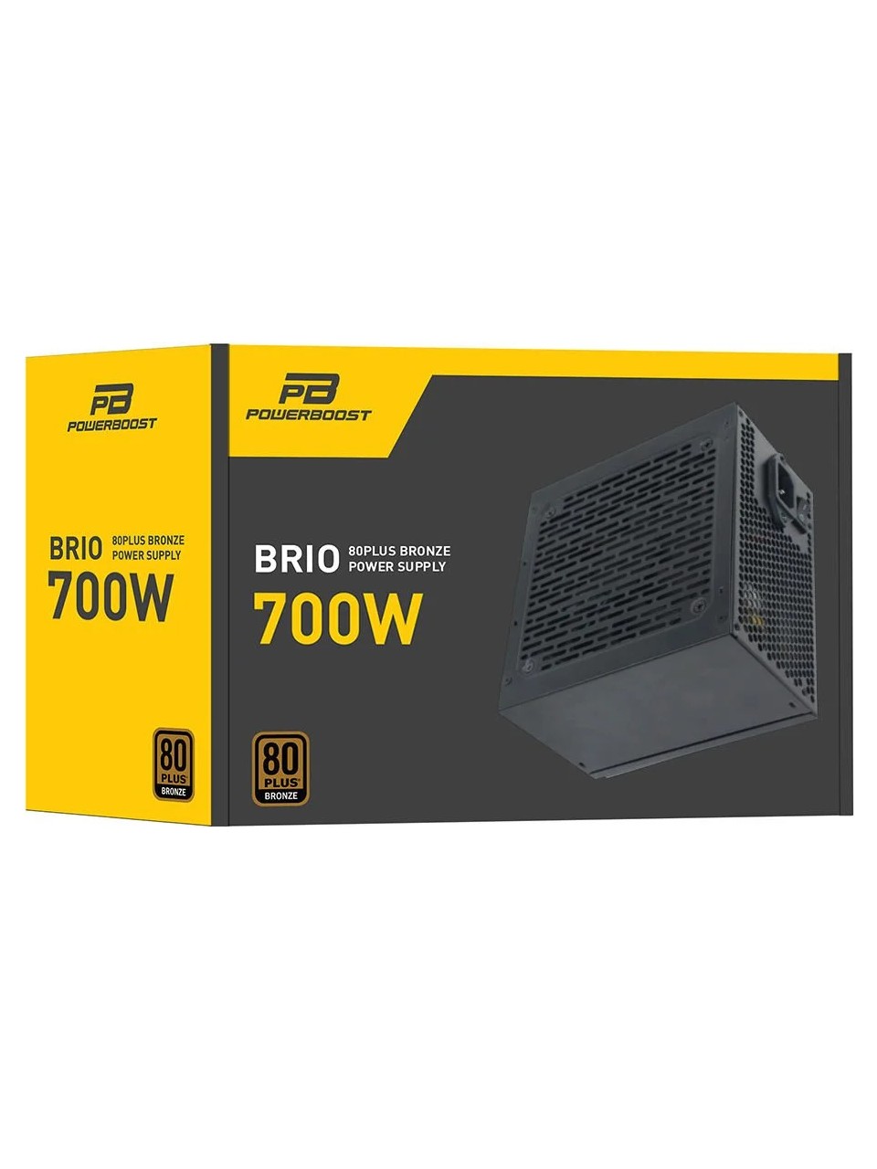 POWER SUPPLY 700W 80+ BRONZE POWERBOOST BST-ATX700BEU BRIO12CM FANLI ATX PSU (RETAİL BOX)
