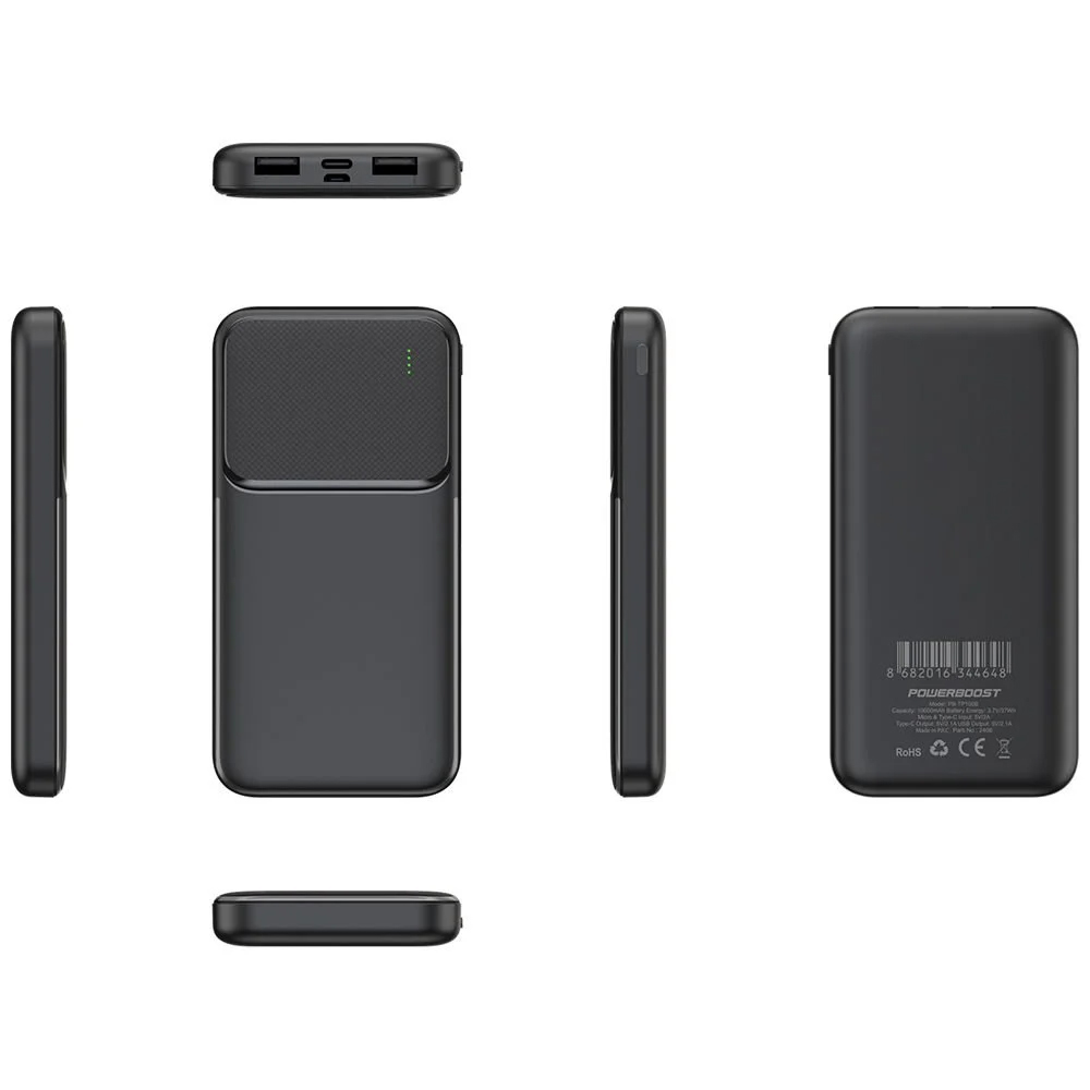 POWERBANK POWERBOOST LITE 100B 10.000MAH 10W TYPE-C OUT SİYAH TAŞINABİLİR ŞARZ CİHAZI POWERBANK POWERBOOST LITE 100B 10.000MAH 10W TYPE-C OUT SİYAH TAŞINABİLİR ŞARZ CİHAZI