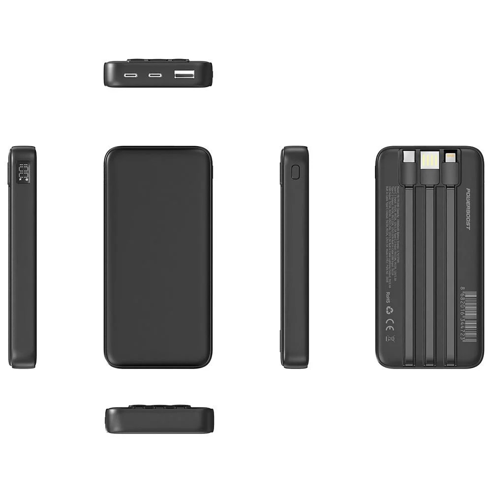 POWERBANK POWERBOOST PRIME 130B 10.000MAH 22.5W DAHİLİ KABLOLU LCD SİYAH TAŞINABİLİR ŞARZ CİHAZI POWERBANK POWERBOOST PRIME 130B 10.000MAH 22.5W DAHİLİ KABLOLU LCD SİYAH TAŞINABİLİR ŞARZ CİHAZI