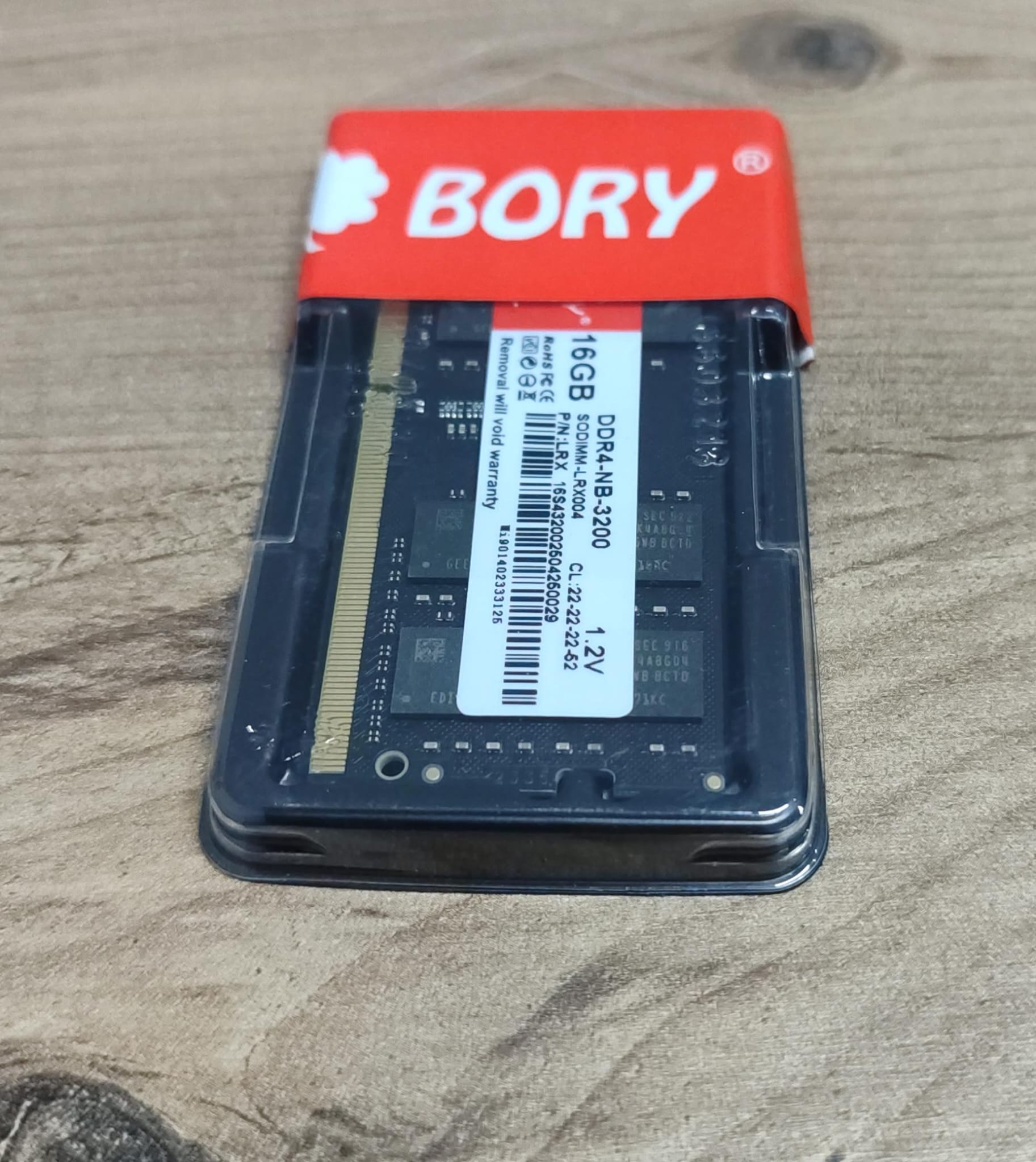 RAM NB 16GB DDR4 3200 MHZ BORY KUTULU (BRY16GB3200NB)