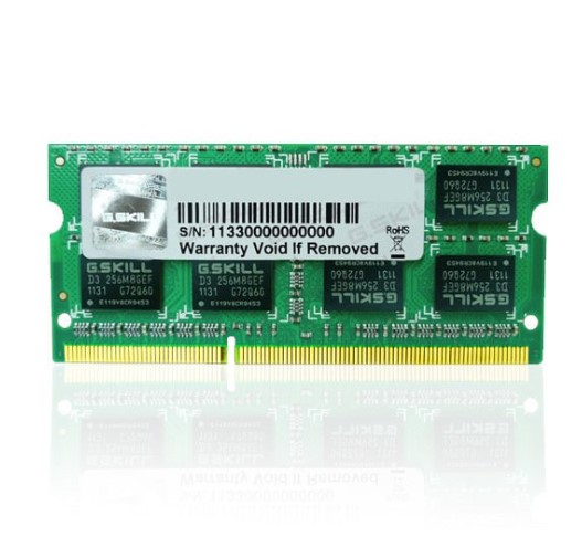 RAM NB 4GB DDR3 1600MHZ GSKILL VALUE 1.35V LOW VOLTAJ CL11 4GB SO-DIMM (512X8)