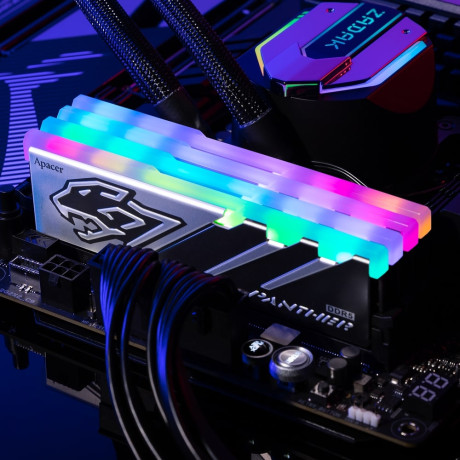 RAM PC 16GB APACER PANTHER RGB 1X16GB 6000MHZ CL40 DDR5 GAMİNG RAM (AH5U16G60C6229BAA-1)
