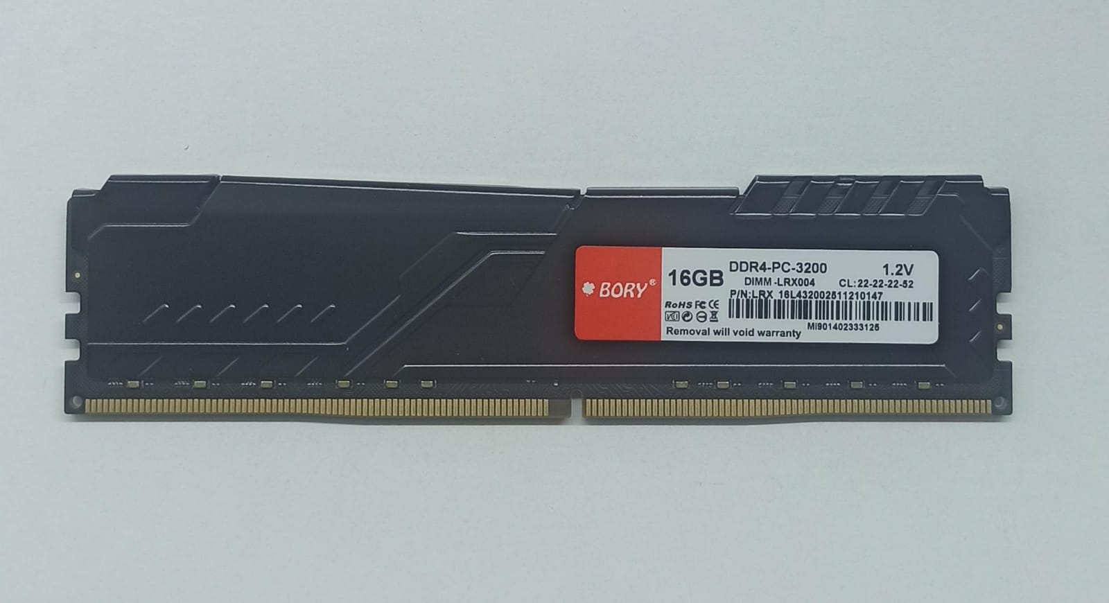 RAM PC 16GB DDR4 3200 MHZ BORY GAMING SOGUTUCULU