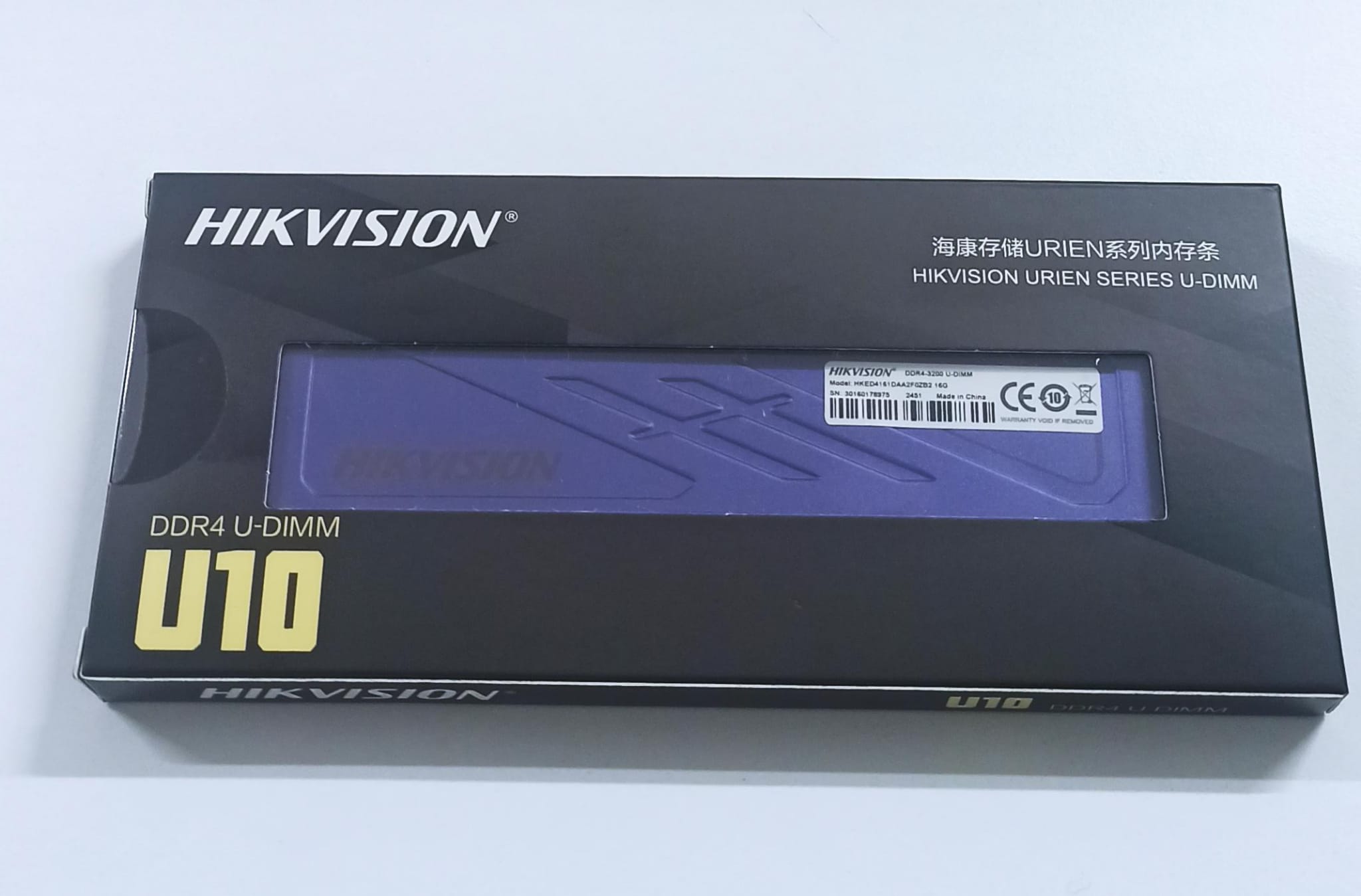 RAM PC 16GB DDR4 3200 MHZ HIKVISION HKED4161DAA2FOZB2/16G(SOĞUTUCULU)