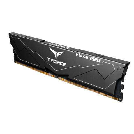 RAM PC 16GB TEAM T-FORCE VULCAN BLACK 1X16GB 6000MHZ DDR5 CL38 GAMİNG RAM (FLBD516G6000HC38G01)