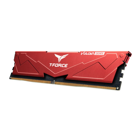 RAM PC 16GB TEAM T-FORCE VULCAN RED 1X16GB 6000MHZ DDR5 CL38 GAMİNG RAM (FLRD516G6000HC38G01)