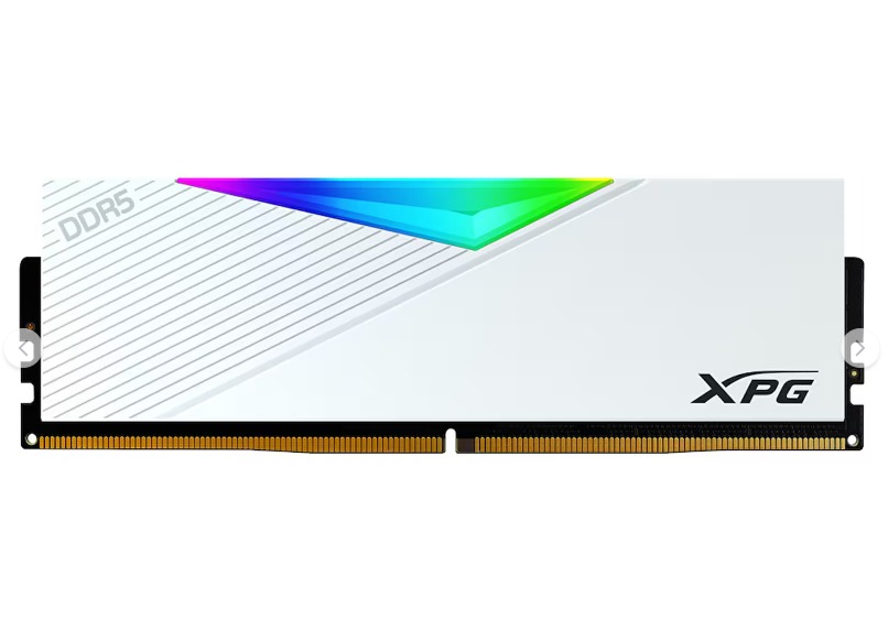 RAM PC 64GB DDR5 6400MHZ XPG LANCER BEYAZ RGB CL32 (2X32GB) DUAL KİT (32-39-39) 1.40V