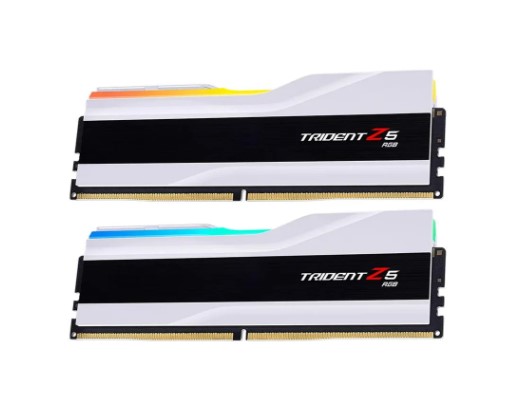 RAM PC 64GB GSKILL TRİDENT Z5 RGB BEYAZ DDR5-6000MHZ CL30 64GB (2X32GB) DUAL 1.40V