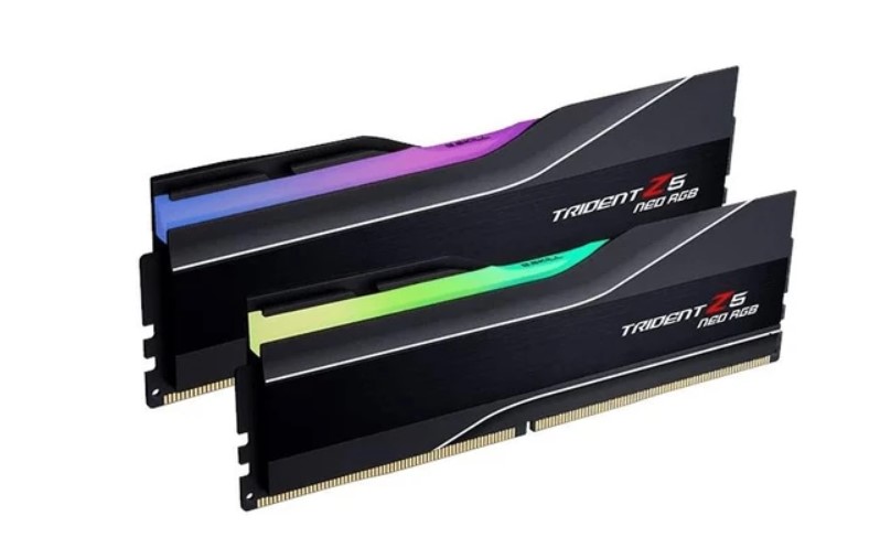 RAM PC 64GB GSKILL TRİDENT Z5 RGB SİYAH DDR5-5600MHZ CL28 64GB (2X32GB) DUAL 1.35V