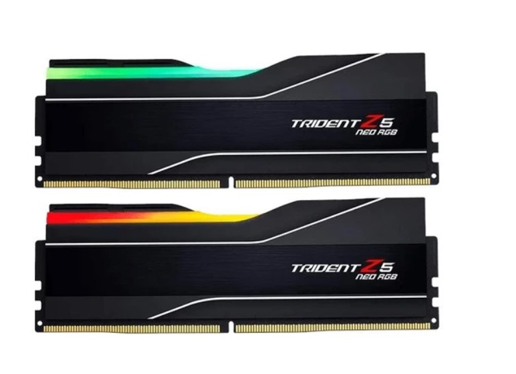 RAM PC 64GB GSKILL TRİDENT Z5 RGB SİYAH DDR5-5600MHZ CL28 64GB (2X32GB) DUAL 1.35V