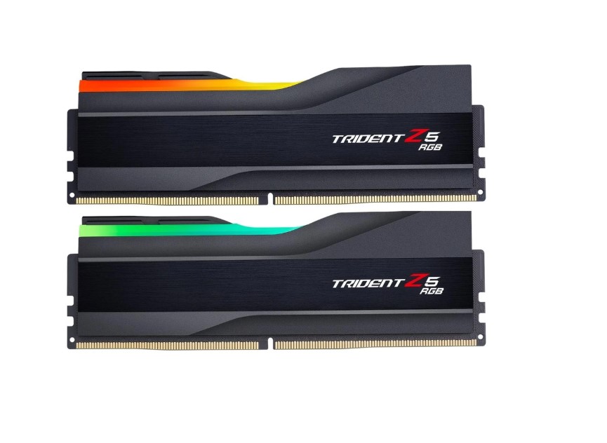RAM PC 64GB GSKILL TRİDENT Z5 RGB SİYAH DDR5-6800MHZ CL34 64GB (2X32GB) DUAL 1.40V